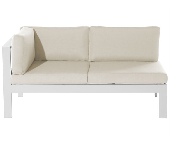Beliani Conjunto lounge MESSINA Branco