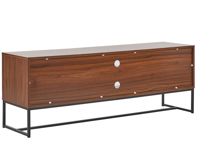Beliani Mesa de TV NUEVA 150 Castanho