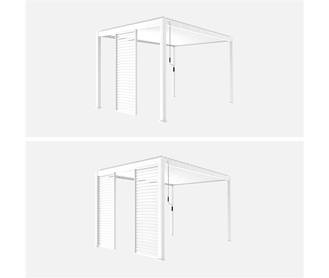 Persiana para pérgula bioclimática Triomphe 93x6 Branco