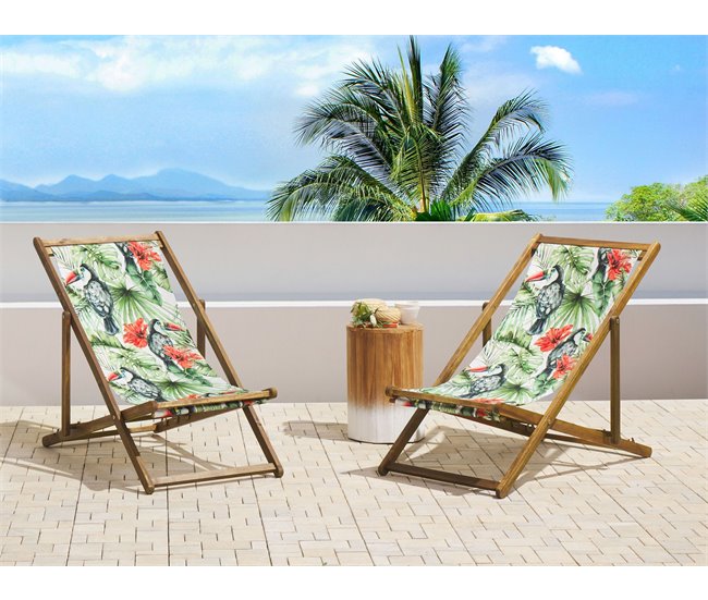 Beliani Cadeira lounge/relax ANZIO Multicor
