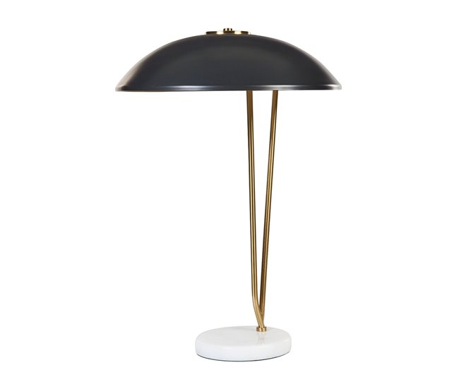 Beliani Candeeiro de mesa DANTO Preto