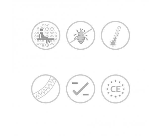 Almofadas Pack 2 70x35 Cinza