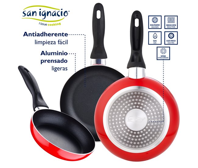 Bateria de cozinha 12 peças com jogo de patch Inoxidavel