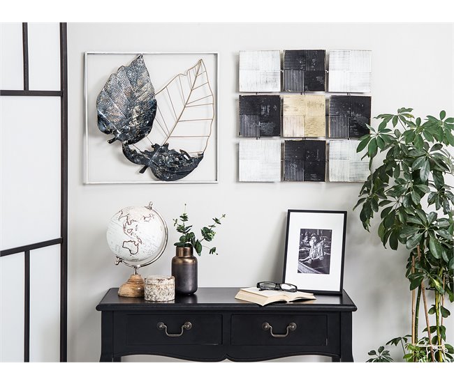 Beliani Decoração de parede TITANIUM Preto