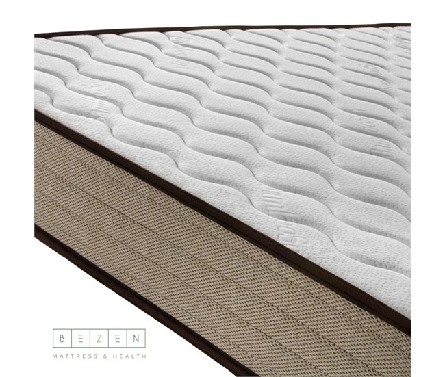 Colchão de espuma de memória Bamboo Deluxe Bezen|Alta Firmeza | Ergonómica e anatómica 