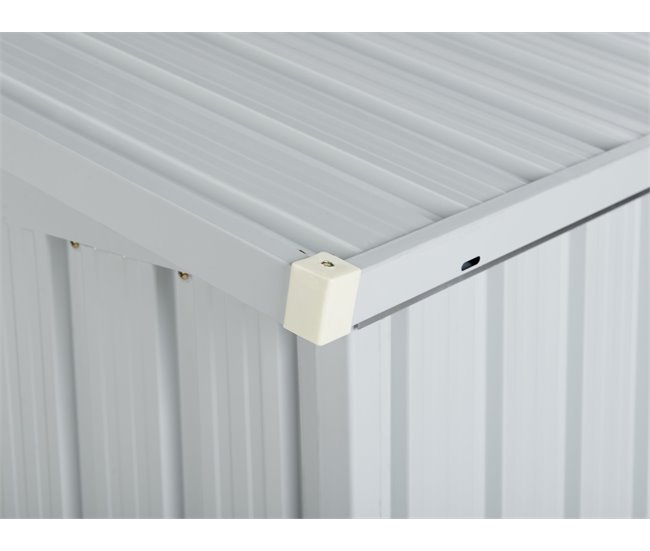 Beliani Abrigo de jardim MOENA 158 Branco
