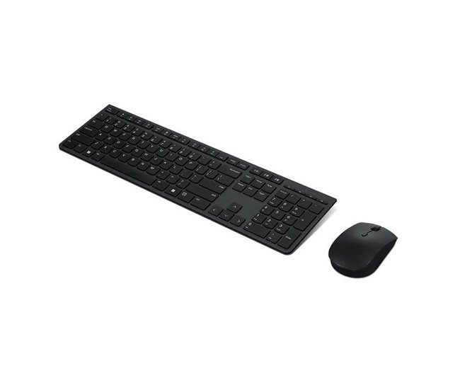 Teclado e Rato sem Fios SLIM COMBO II ES MC00011728 Preto