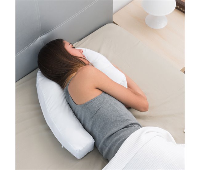 Almofada Ergonómica de Postura Lateral U Wellness Relax Branco