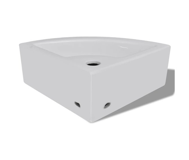 Lavatório - Lavabo - Pia de banheiro com extravasamento Branco