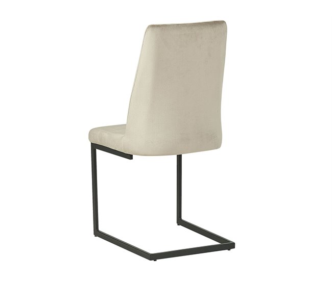 Beliani Silla de comedor LAVONIA Azul Marino