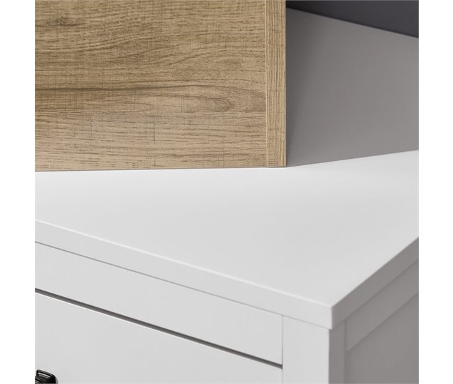 Armário para lavandaria, BZR96-W SoBuy PT Branco