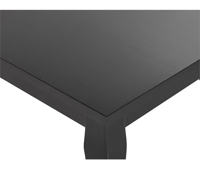 Beliani Mesa de centro SNOOK 40x80 Preto
