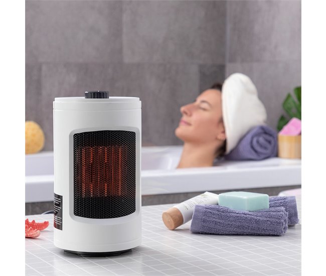Aquecedor Cerâmico Oscilante Preto