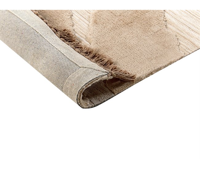 Beliani Entrelaçado SAZOO 160x230 Bege