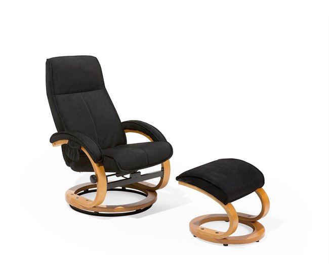 Beliani Cadeira de massagem HERO Preto