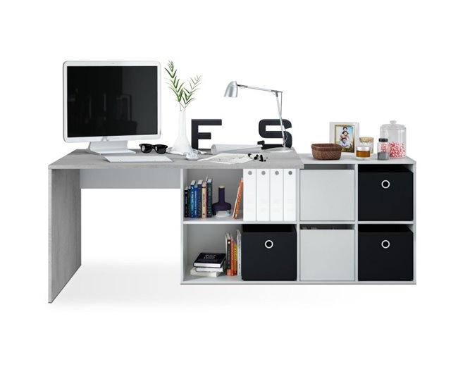  Secretária Adapta XL 136x139 Cimento