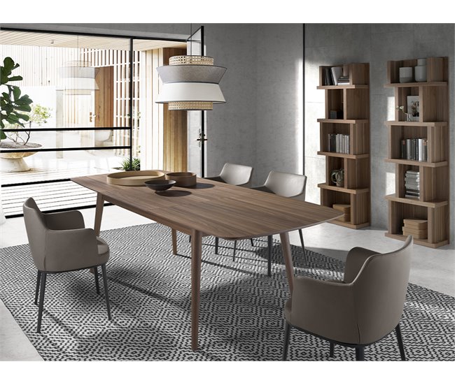 ANGEL CERDA Prateleira em madeira de nogueira 60 Nogal