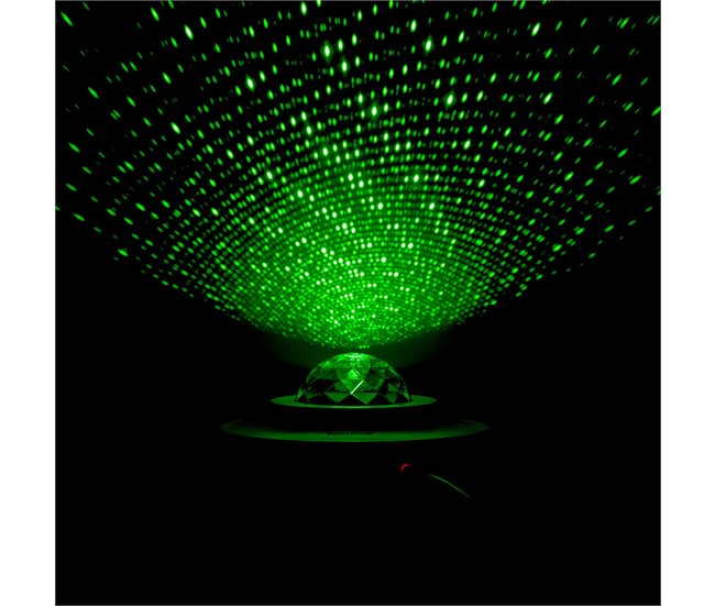 Projetor de Estrelas LED e Laser com Altifalante Branco