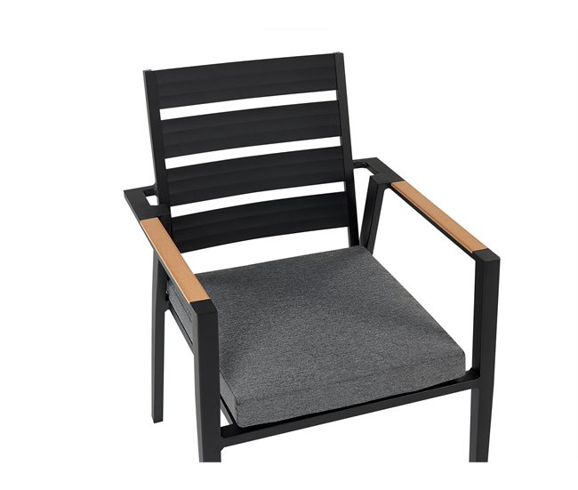 Beliani Conjunto de refeição OLMETTO / TAVIANO Preto