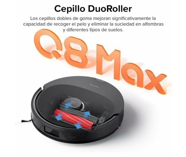 Robot Aspirador Q8 Max Preto