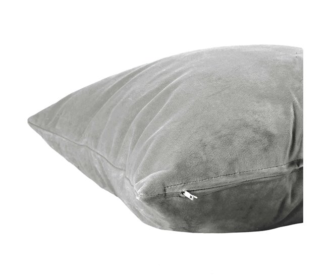 Almofada Nauru veludo Cinza