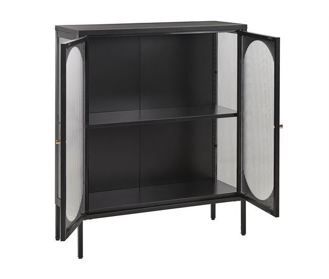Aparador SARRE  Beliani Preto