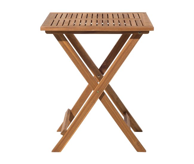 Beliani Conjunto bistrô FIJI Castanho