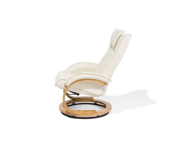 Beliani Cadeira de massagem MAJESTIC Bege