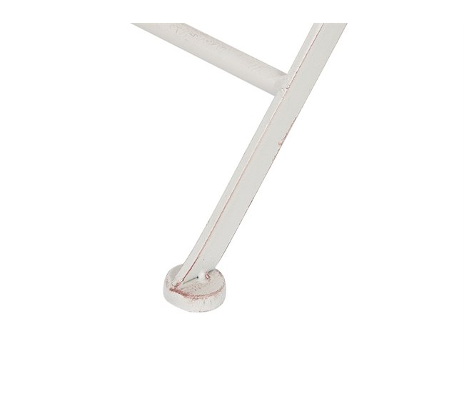 Beliani Mesa de jardim STIFFE Branco/ Bege