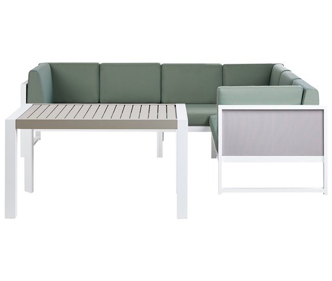 Beliani Conjunto lounge CASTELLA GR1531651