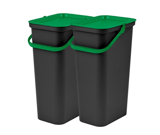 Recipientes para reciclagem Verde