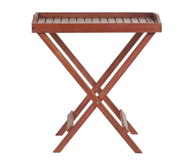 Beliani Mesa de apoio TOSCANA Vermelho