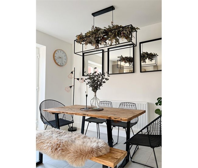 Beliani Silla de comedor HARLAN Preto