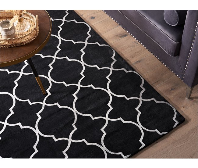 Beliani Pelos curtos YELKI 140x200 Preto