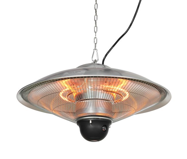 Aquecedor de Jardim Elétrico Outsunny 842-274V90SR Prata