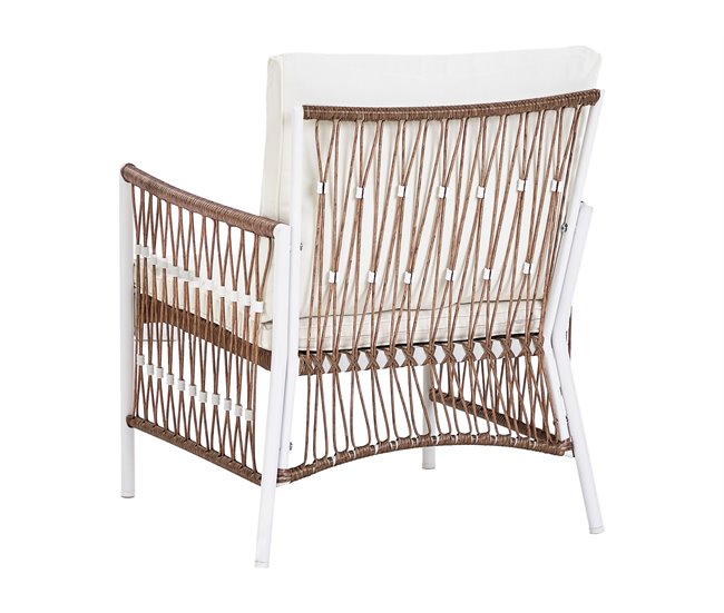 Beliani Conjunto bistrô LEVICO Branco