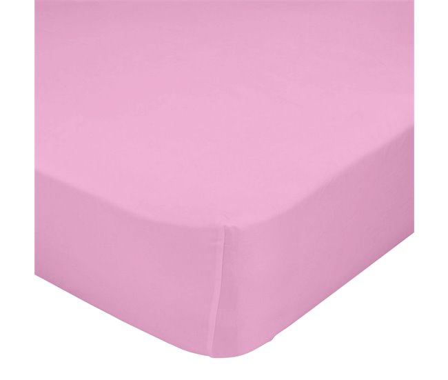 Basic Lençol de baixo Rosa