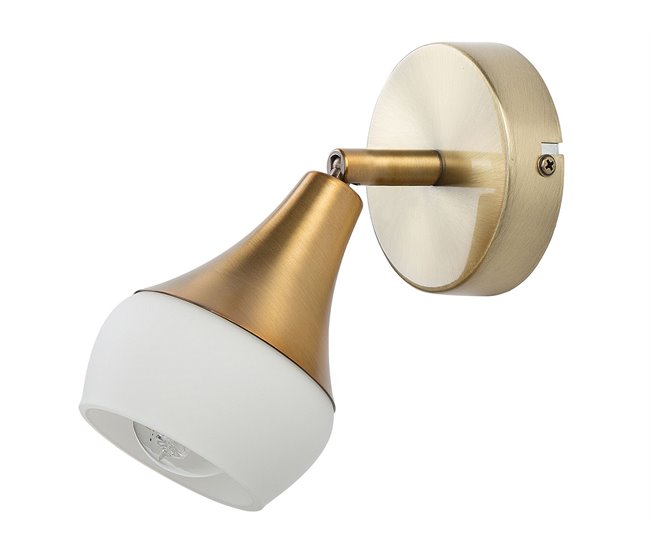 Beliani Candeeiro de parede ANTLER Dourado