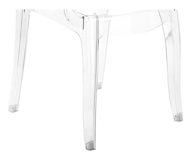 Beliani Cadeiras para eventos KENWOOD Transparente
