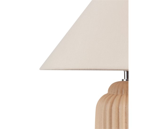 Beliani Candeeiro de mesa NURIA Areia