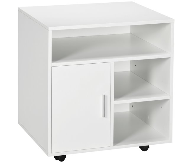 Armário de Escritório melamina de madeira HOMCOM Branco