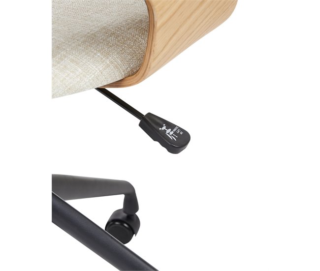 Beliani Cadeira de escritório NOVATO Bege