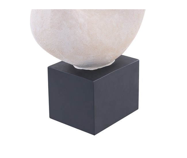 Beliani Acessório decorativo KAVALA Branco/ Bege