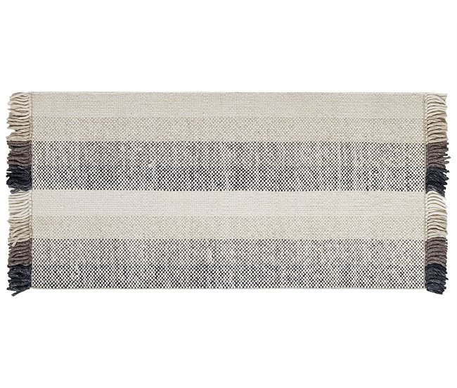 Beliani Pelos curtos EMIRLER 80x150 Branco/ Bege