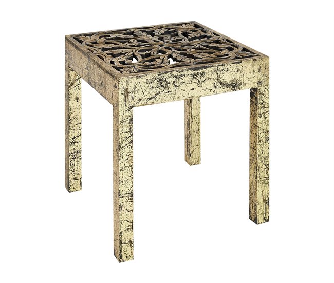 Beliani Mesa de apoio PALASI Dourado