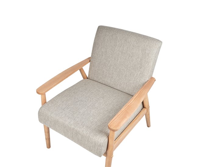 Beliani Sillón ESRUM Cinza