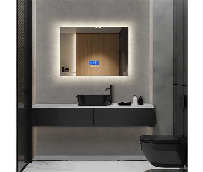 Espelho LED para banheiro 70x4 Transparente