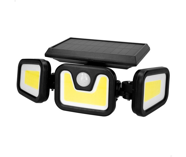 Aktive Aplique o candeeiro de parede LED solar Preto