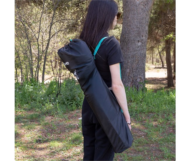 Aktive Pack de 2 cadeiras de praia 5 posições com almofada Preto