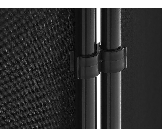 Beliani Biombo dobrável NARNI 161x2 Preto